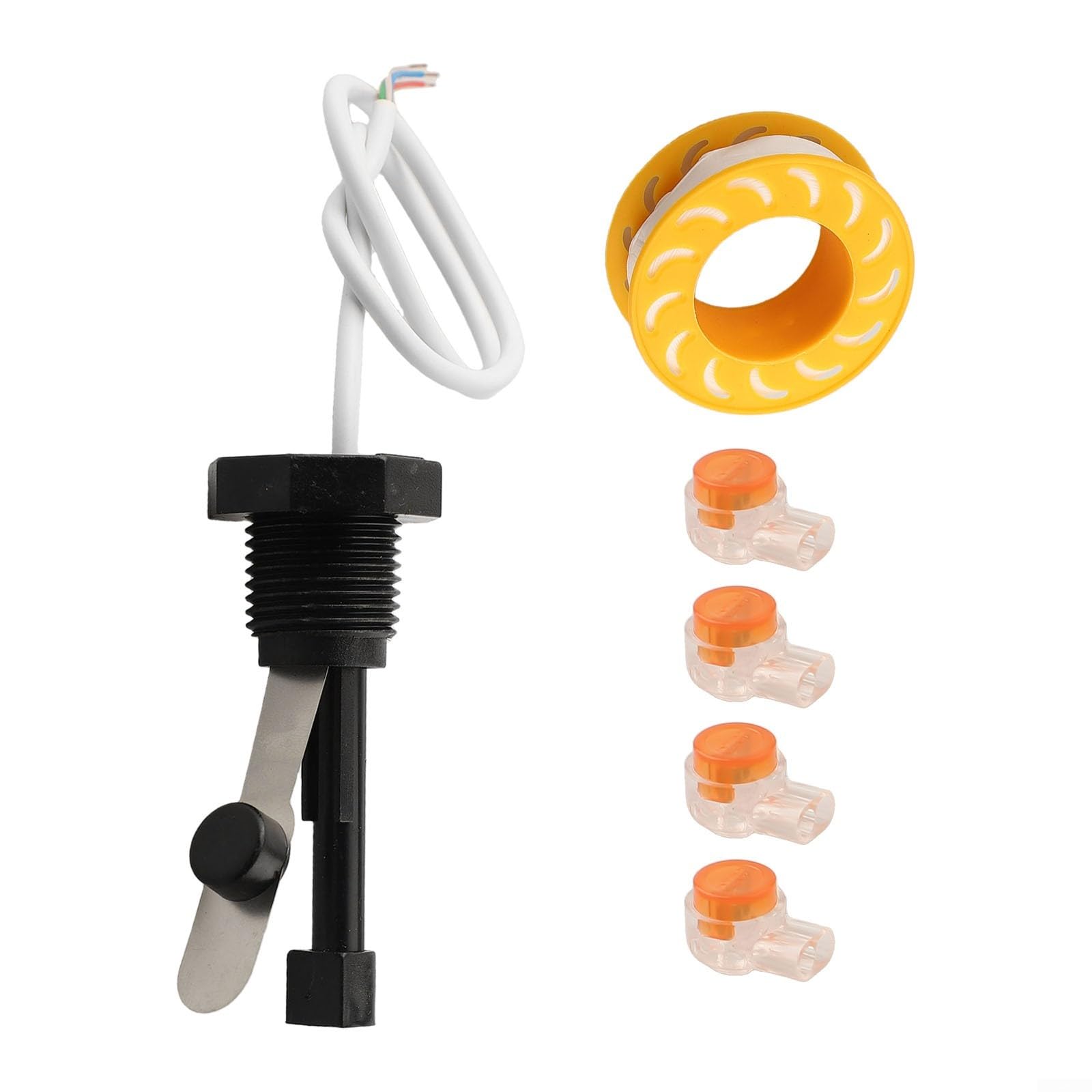 Durchflussschalter für Intellichlor Salzchlorinatorsysteme, Ersatzteil 520736, für IC-15/IC-20/IC-40/IC-60 Modelle, Wasserdurchfluss- und Temperaturerkennung, Installation mit Kabel und Steckern