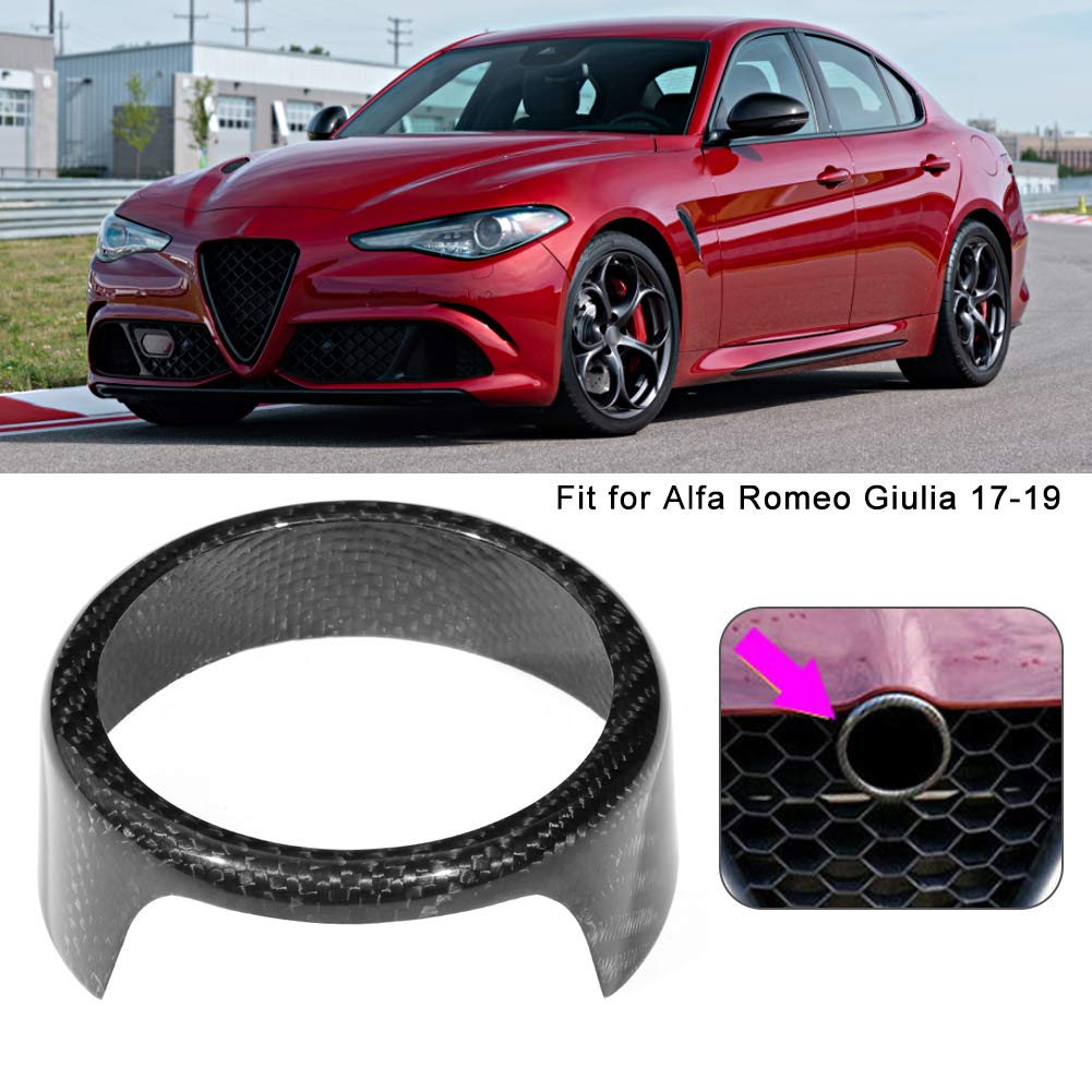 Anello Decorativo Per Griglia Alfa Romeo Giulia/Stelvio - Copriemblema, Stile E Protezione - Foto 3
