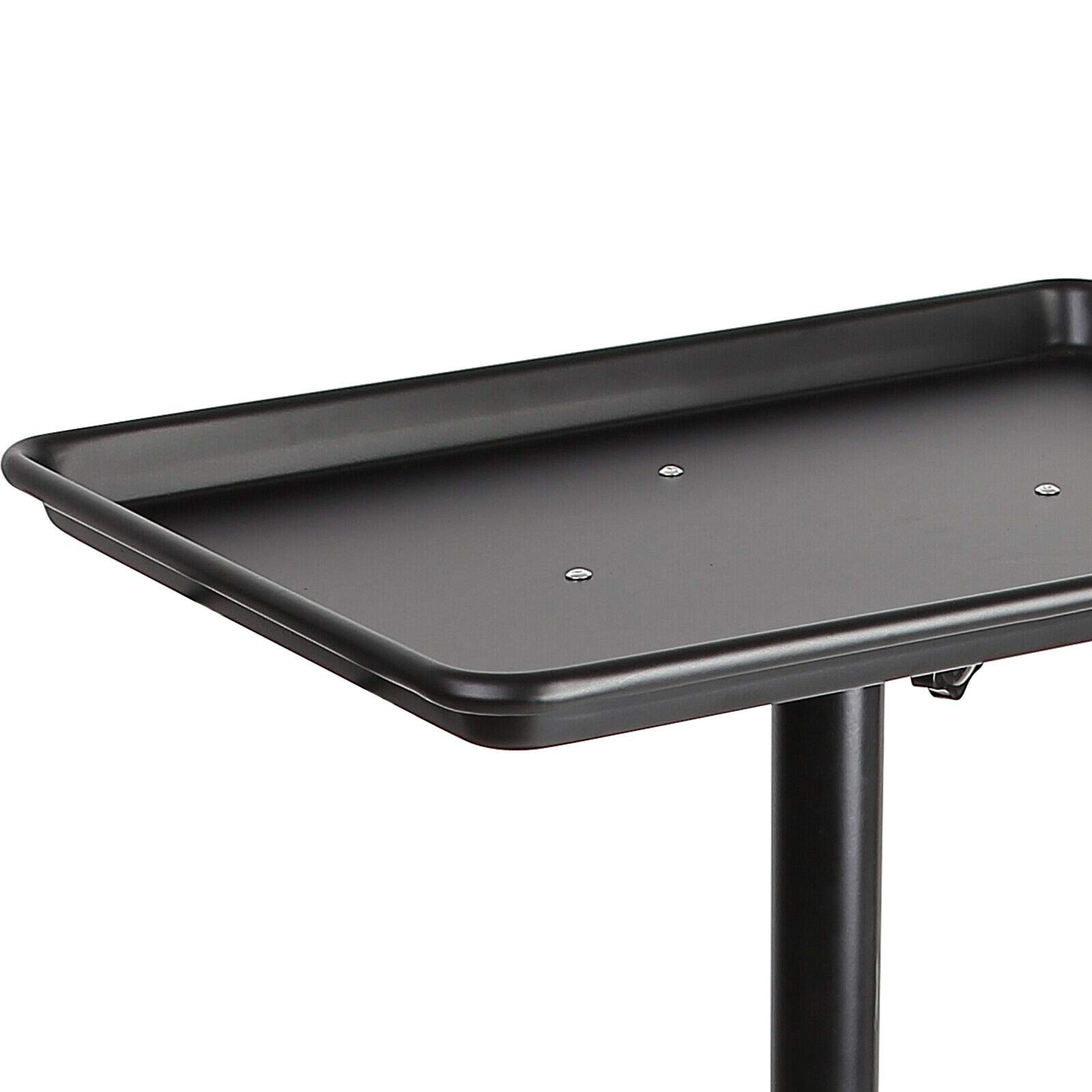 Salon trolley Friseurwagen, Höhenverstellbar Friseur Arbeitswagen, Friseurwagen Arbeitswagen Regal Tray Rollwagen für Friseur Kosmetikerin Beauty Salon Schwarz