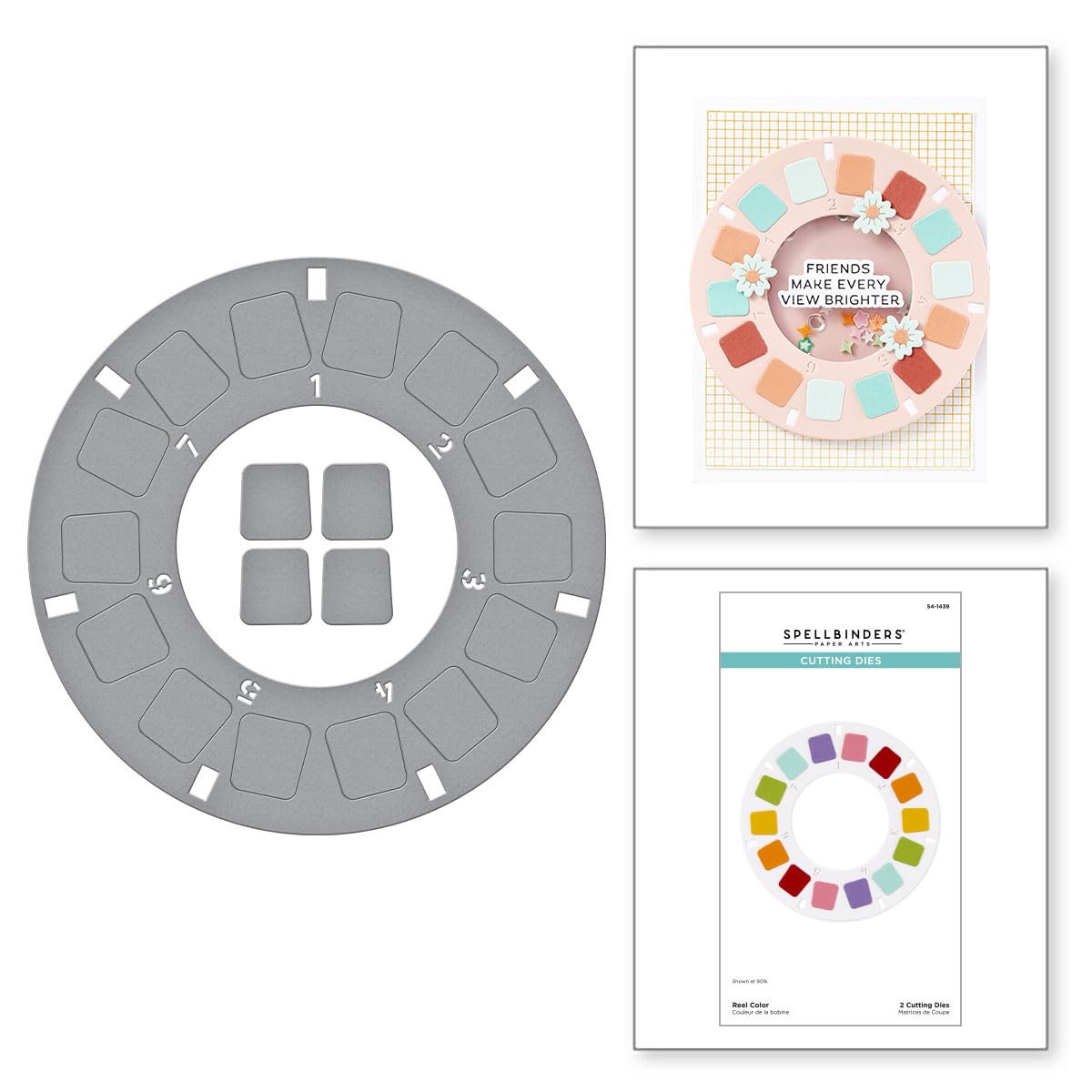 Spellbinders Reel Color Etched Dies from The Take Note Collection