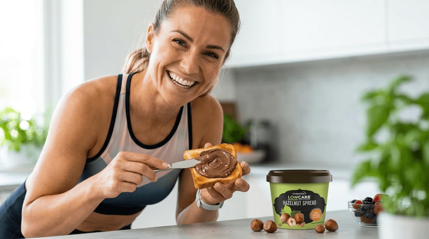 CarbZone Low Carb Haselnusscreme - Ohne Zuckerzusatz 200g (1er-Pack)