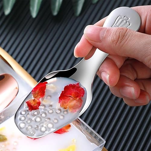 Miniatura 2 de 3 cucharas de postre de acero inoxidable, cucharas de mango corto, cucharas de café, cucharas de azúcar para tarros pequeños, azúcar, miel,