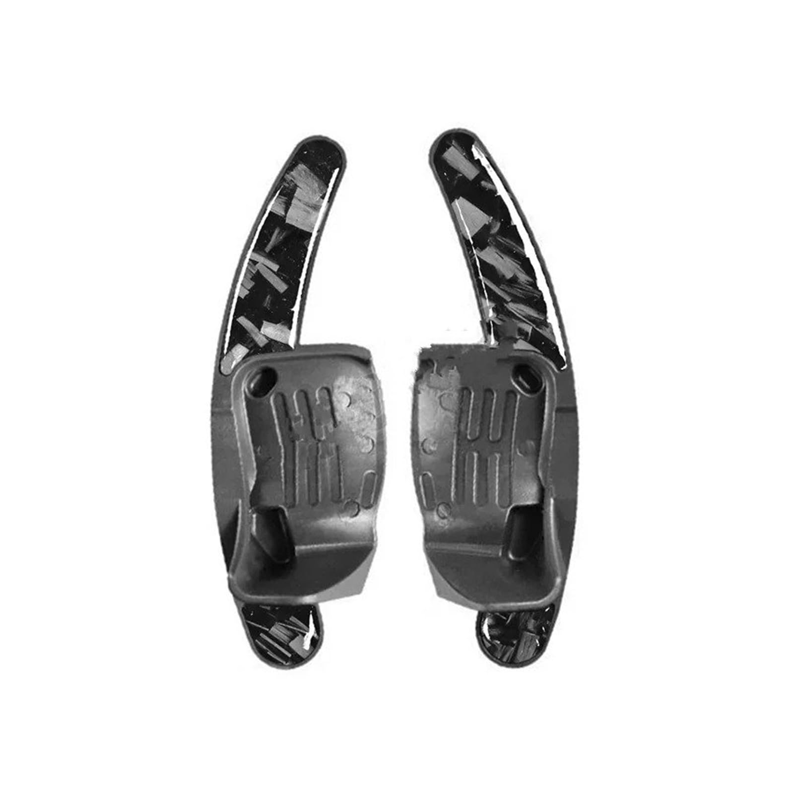 Plmnhss Forged Black Car Steering Wheel Shift Paddle Blade For Vw For Golf 6 For Mk6 For Gti For R For Scirocco For R20 For R36 For Cc 2Pcs Car Steering Wheel Paddle