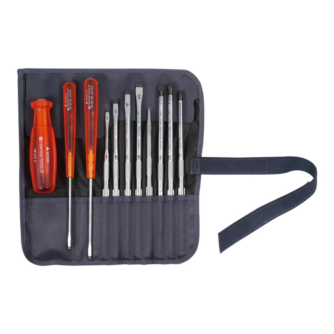 PB SWISS TOOLS Set di Giravite per installatori con robusta impugnatura "multicraft", 11pz.