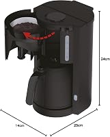 Krups ProAroma KM303810 Termikus Kávéfőző 800W 10-15 Csészéhez Fekete 8