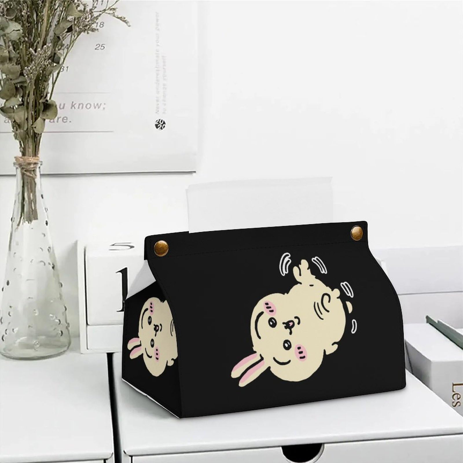 Amazon｜ティッシュケース ちいかわ うさぎ ティッシュボックス