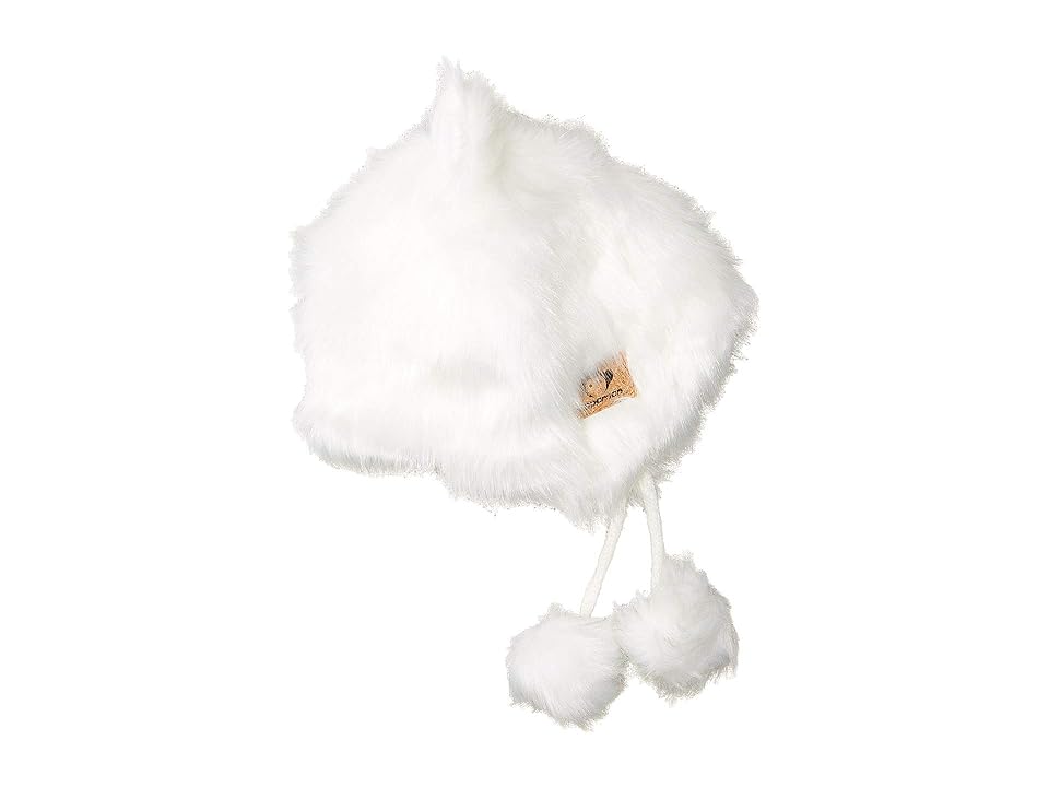 

Appaman Kids Extra Soft Fuzzy Hat with Ears (Infant/Toddler/Little Kids/Big Kids) (White) Traditional Hats