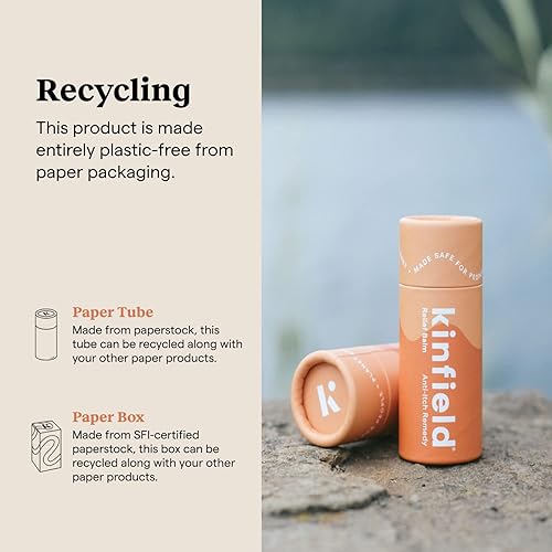 Miniatura 8 de Kinfield Bálsamo de alivio - Bálsamo vegano calmante para picaduras de insectos - Cuidado de la piel libre de crueldad - 0.6 oz  18 g