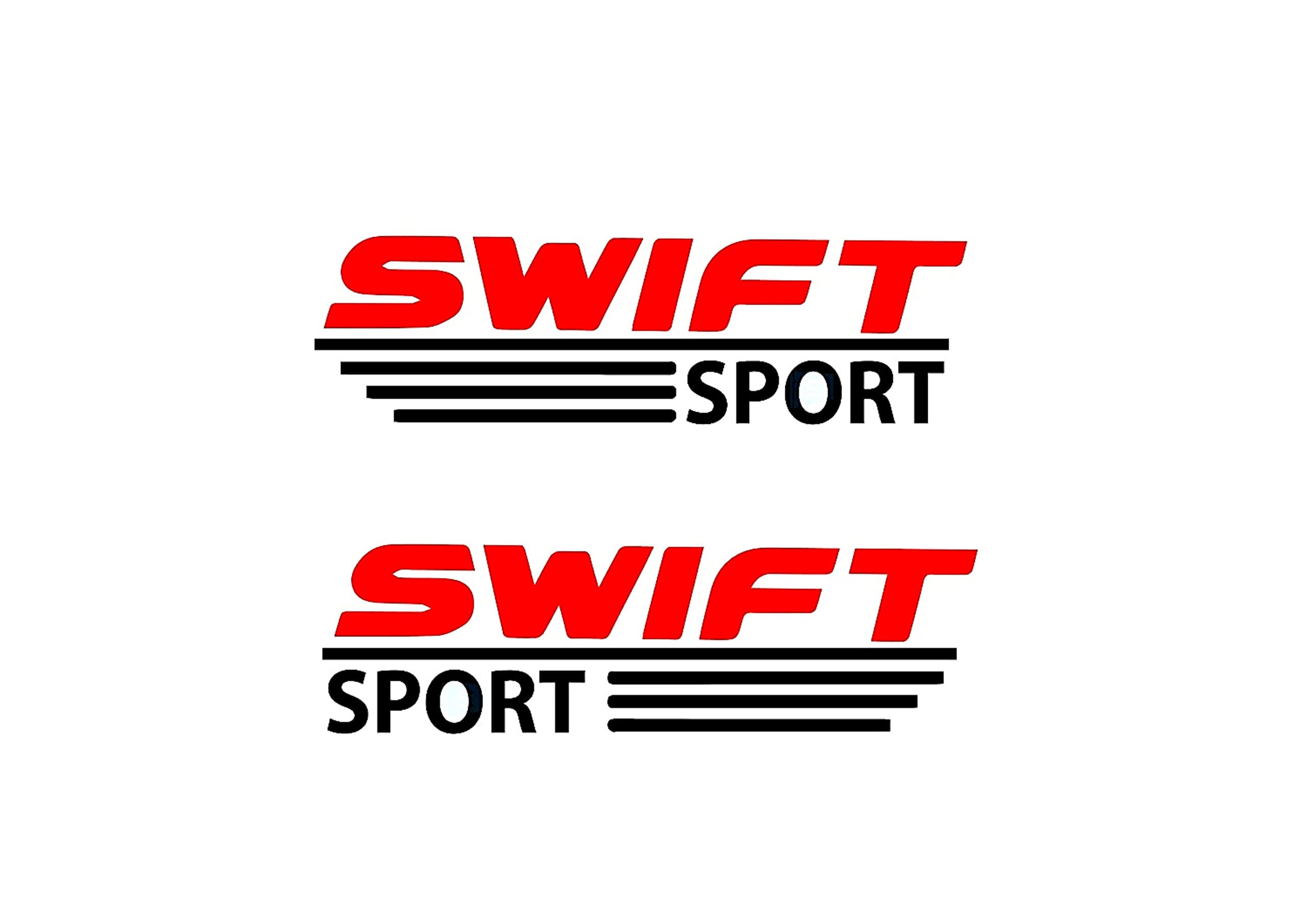 ARWY Swift Sport Rear View Mirror Stickers for Car Maruti Suzuki Swift Dzire Sides Windshield Vinyl Decals AR82 L x H 13.00 cm x 5.00 cm Pack of 2