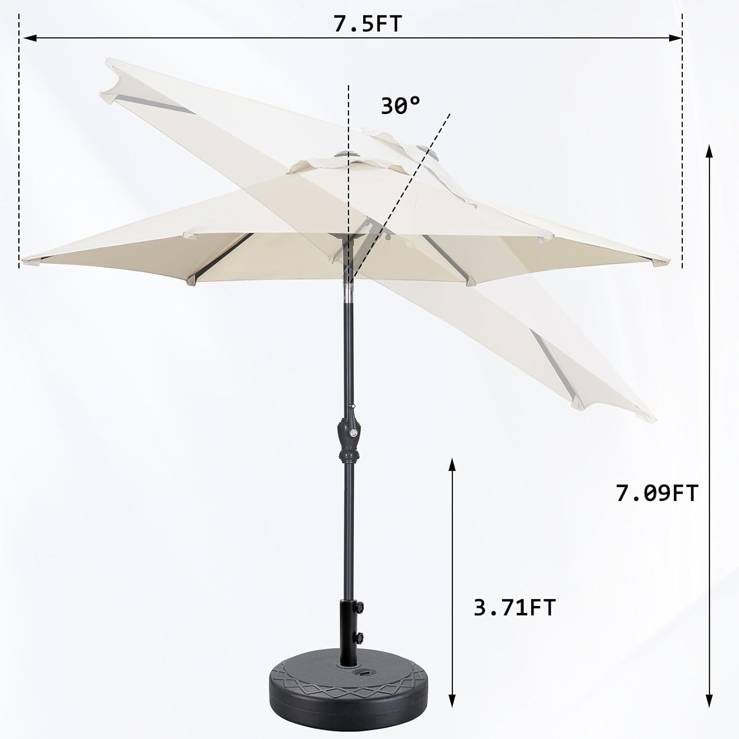Shade & Style: Review of the GDY 7.5ft Patio Umbrella for Your Outdoor Events