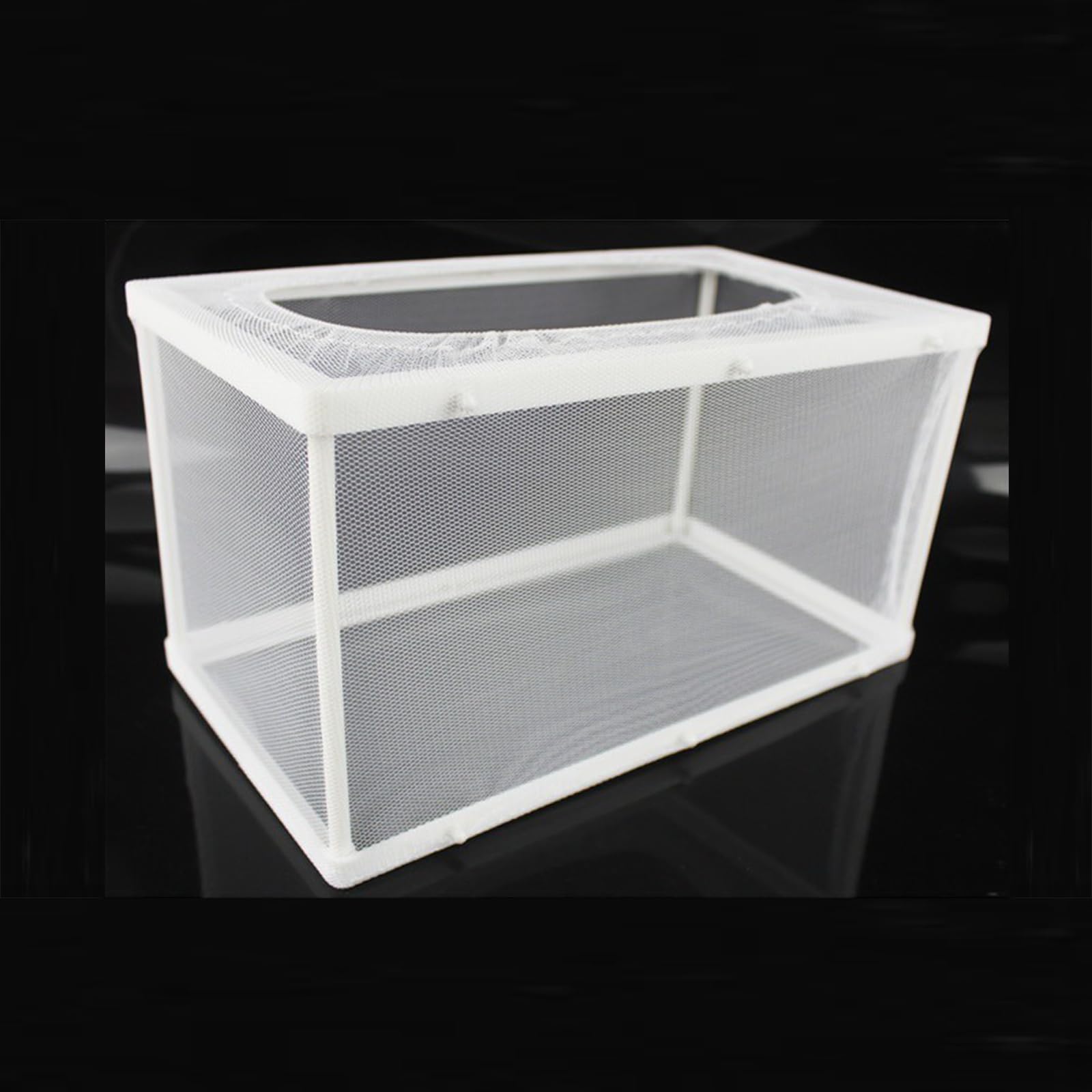 2 Pièces Boîte de Frai, Filet Isolant pour Aquariums, Incubateur de Poissons d'aquarium, Convient pour Les Aquariums, Isoler Les Semis et Soutenir l'incubation et la Reproduction (Blanc)