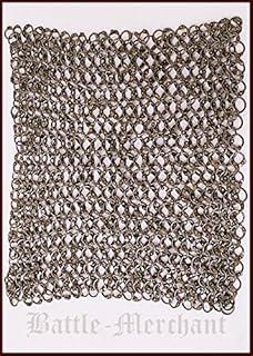 RRR Kettenstück 20x 20cm, ID8mm, unbehandelt Miitelalter LARP Wikinger