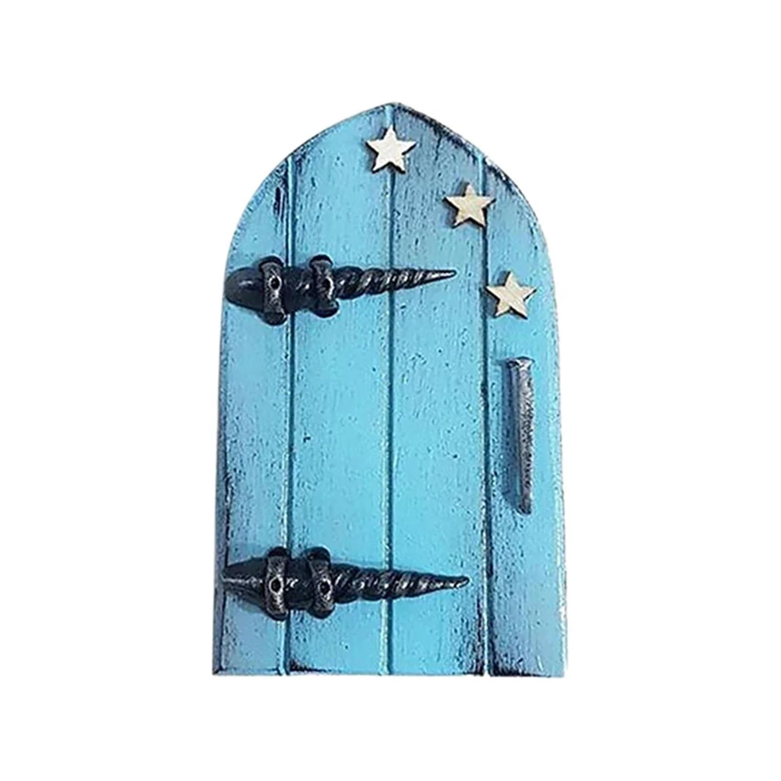 Diyouke 3pcs Miniature Fairy Door Set - Wooden Elf Door for Garden Decoration - Creative Dollhouse Accessory(Color 18)