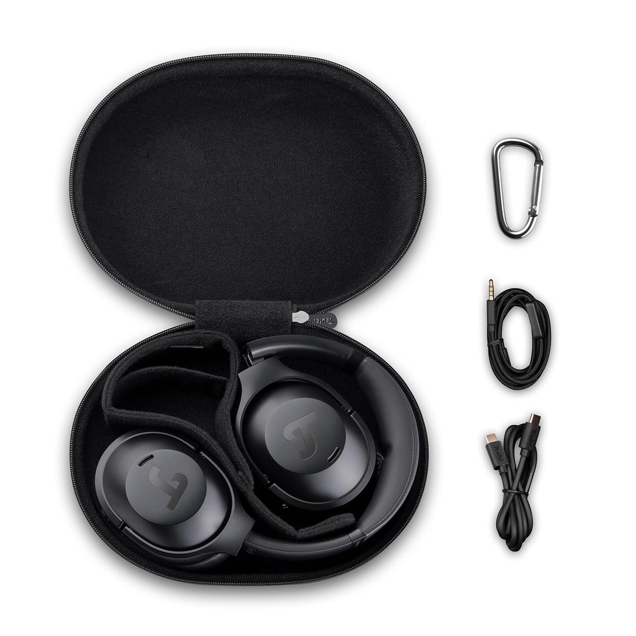 Teufel REAL Blue NC 3 - Kabellose Bluetooth-Kopfhörer Over-Ear mit Active Noise Cancelling und Langer Akkuflaufzeit (bis zu 59 Stunden mit ANC), Sprachsteuerung, Transparenzmodus - schwarz