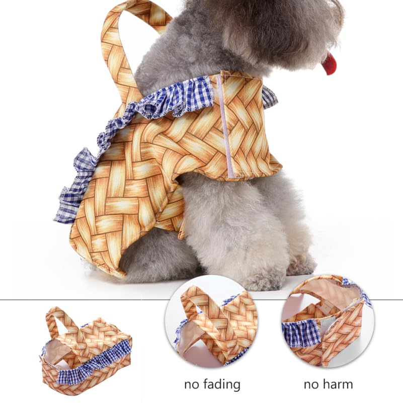 Disfraz para perro divertido amarillo Talla M miniatura 6
