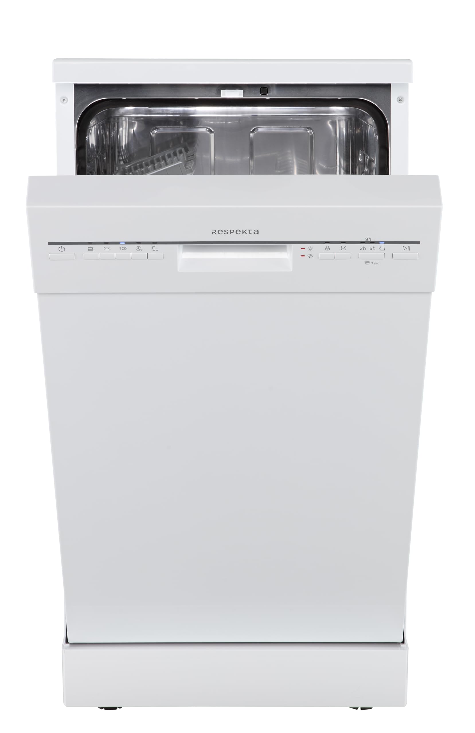 Respekta Bena Unterbau-Geschirrspüler, 45 cm (GSPS45W-12)