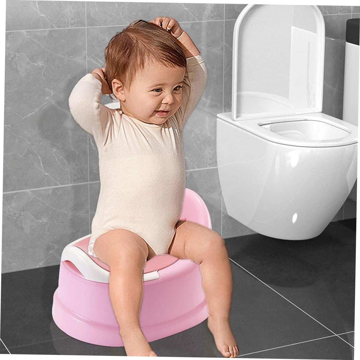 Kleinkindtoilette Tragbares Töpfchen für Kleinkinder Reisen Rosa Pp