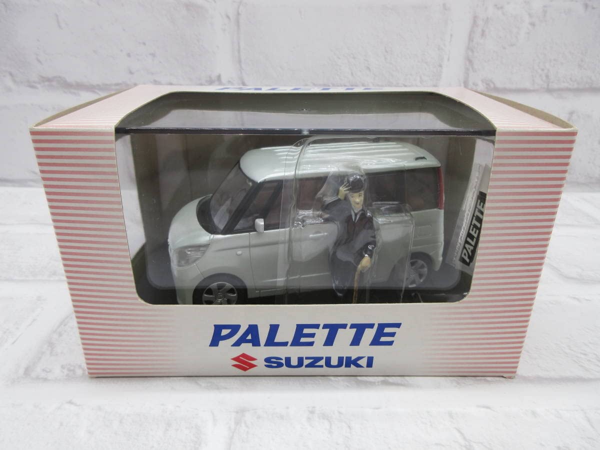 Amazon.co.jp: Mini Car, 1/28 Suzuki Palette, Pearl White, Genuine