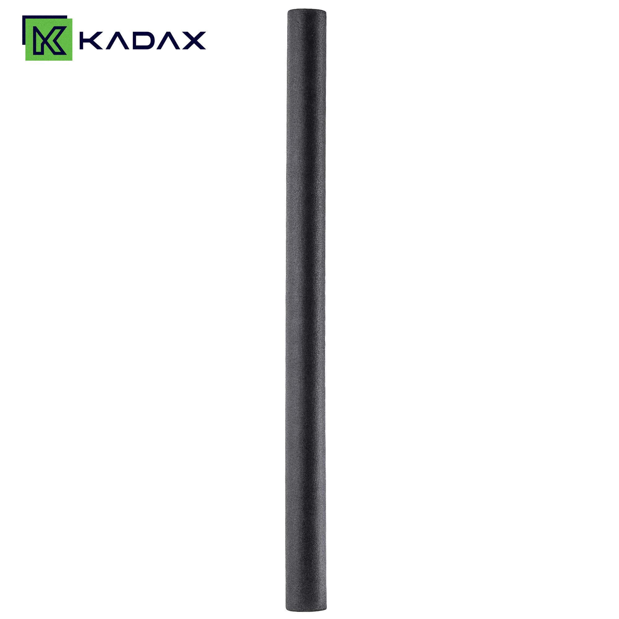 KADAX Telo pacciamatura Anti Erbacce 1 x 15 m - 50 g/m² Nero in Polipropilene - per aiuole e orto - Permeabile all’Acqua per irrigazione Senza ristagni