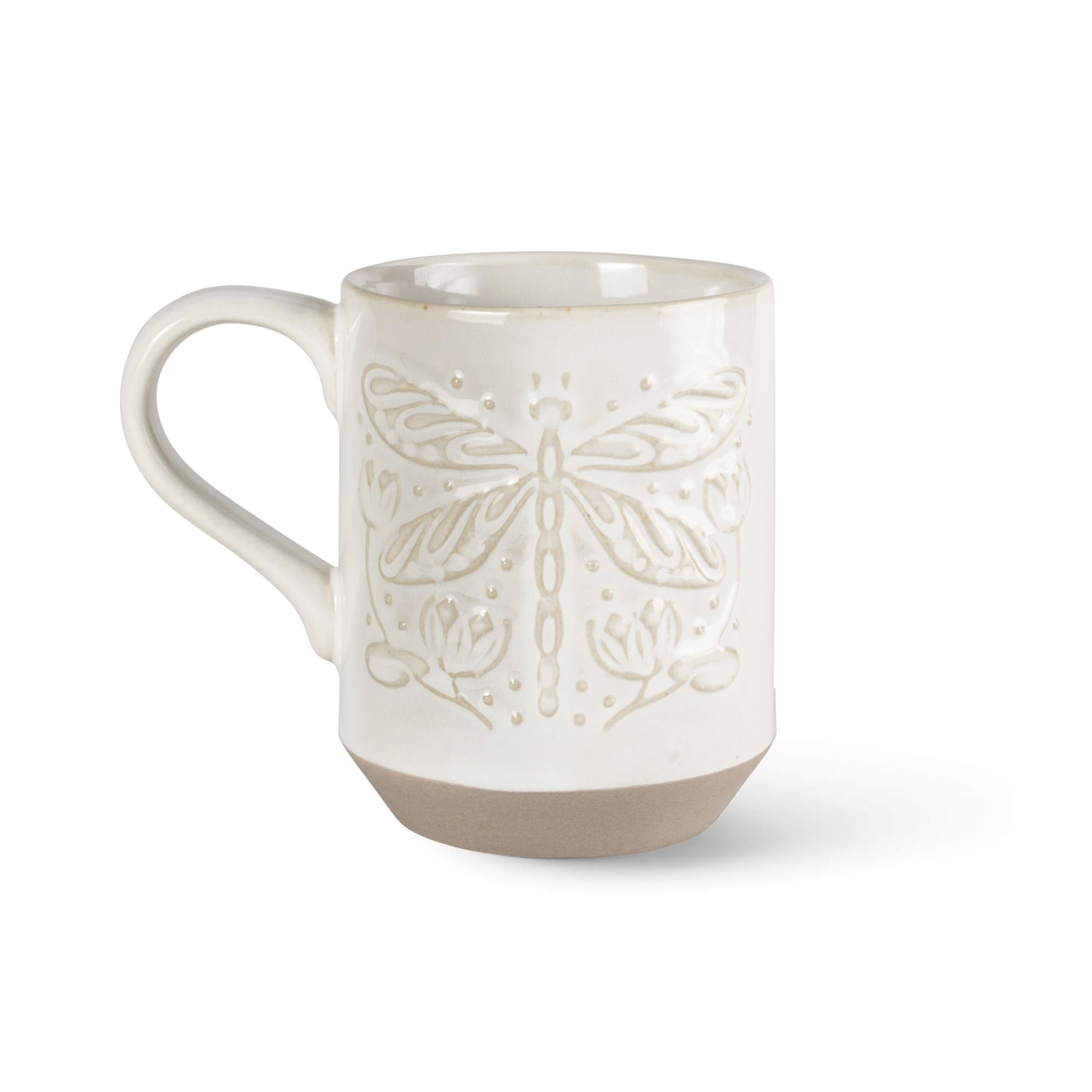 Amazon.com | Fringe Studio New York Stoneware Mug, DRAGONFLY 3.25