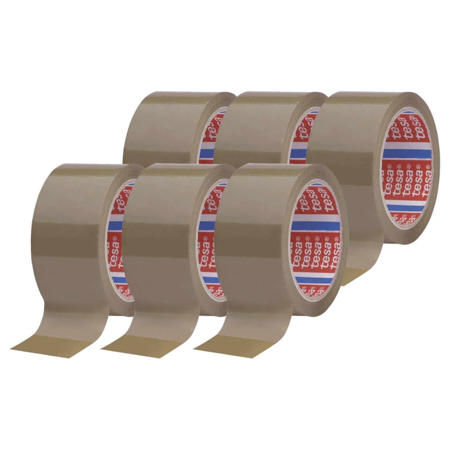 12 Rollen Packband – 6x Braun + 6x Transparent, 48 Mm X 66 M, Von Hausown