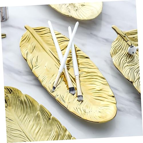 Miniatura 4 de Plato de joyería para aretes, bandejas de baño para bandejas, decorativas, placa de joyería, soporte para pulsera, bandeja de escultura, bandeja de