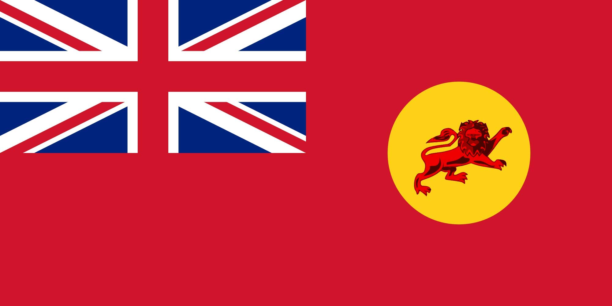 Drapeau North Borneo 1882-1902 grand pavillon civil en tissu de haute qualité