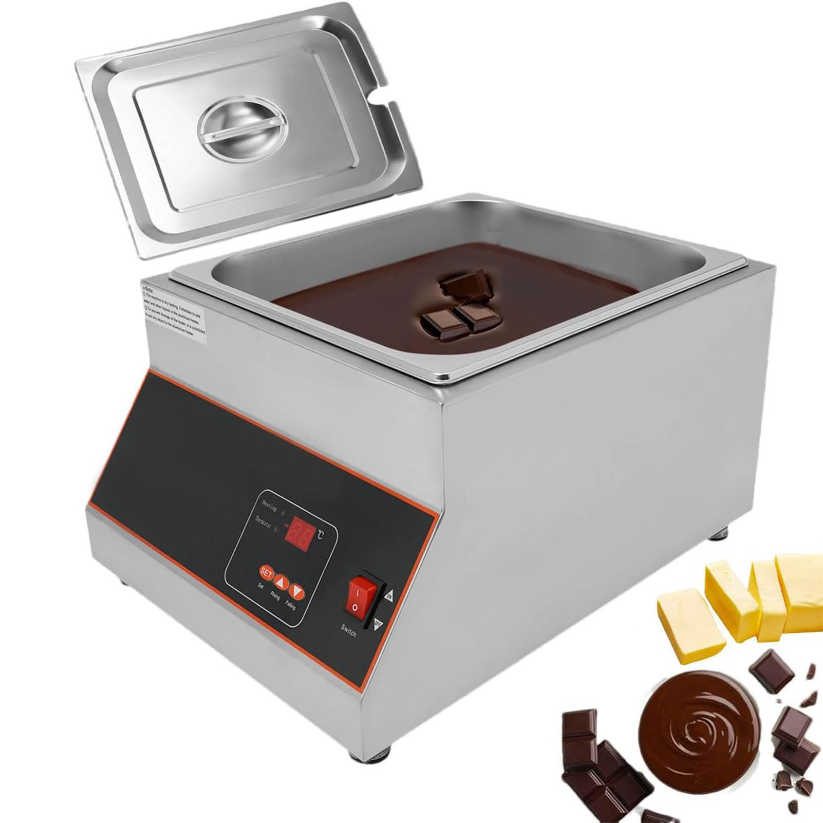 Tempéreuse De Chocolat À Commande Numérique,Tempéreuse De Chocolat À Commande Numérique,pour Professionnel et à Domicilecrème, Bonbons, Lait Single-Cylinder