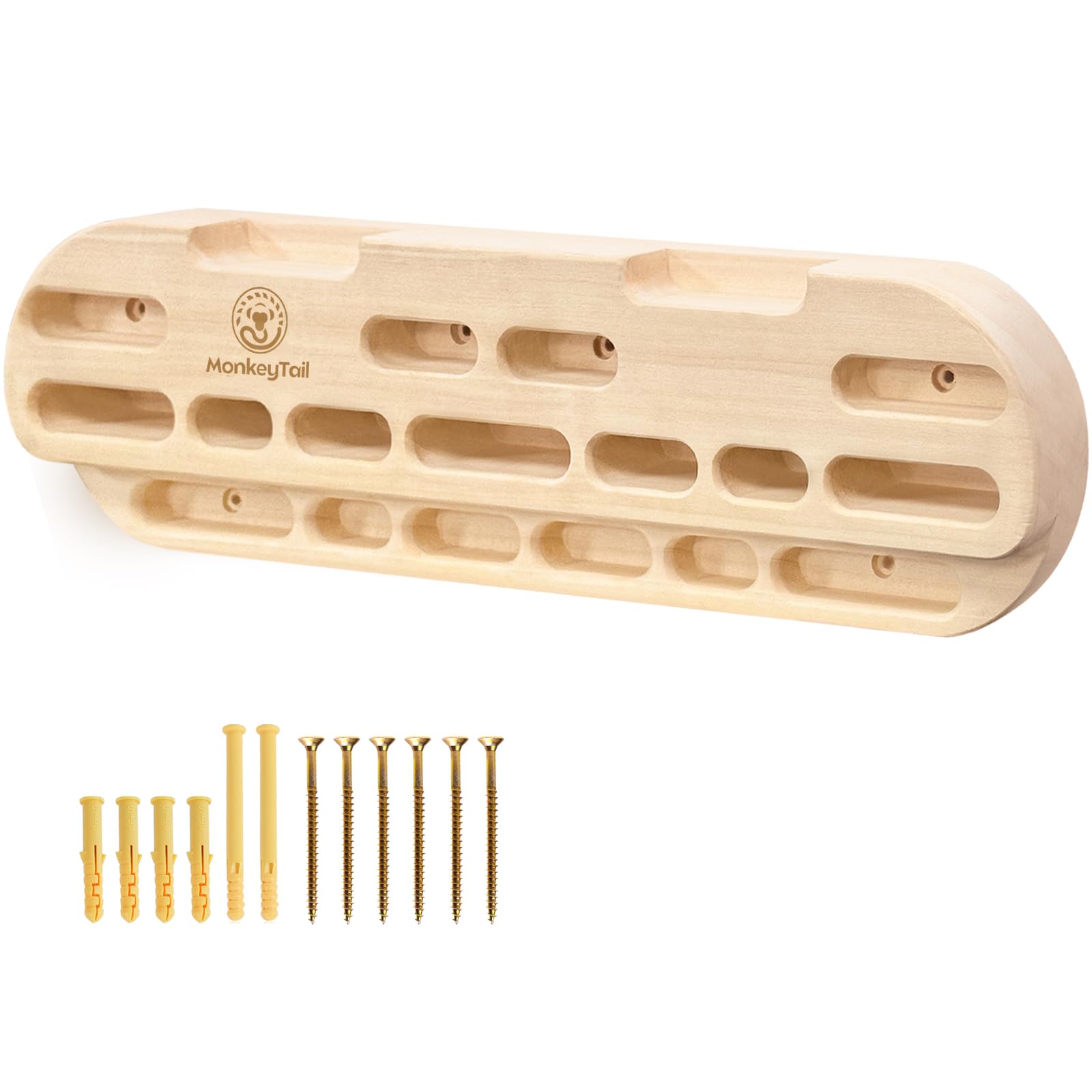 MonkeyTail Climbing Board, Hangboard für Fingertraining, Grip Hangboard, Bouldering Equipment für alle Klettertrainer
