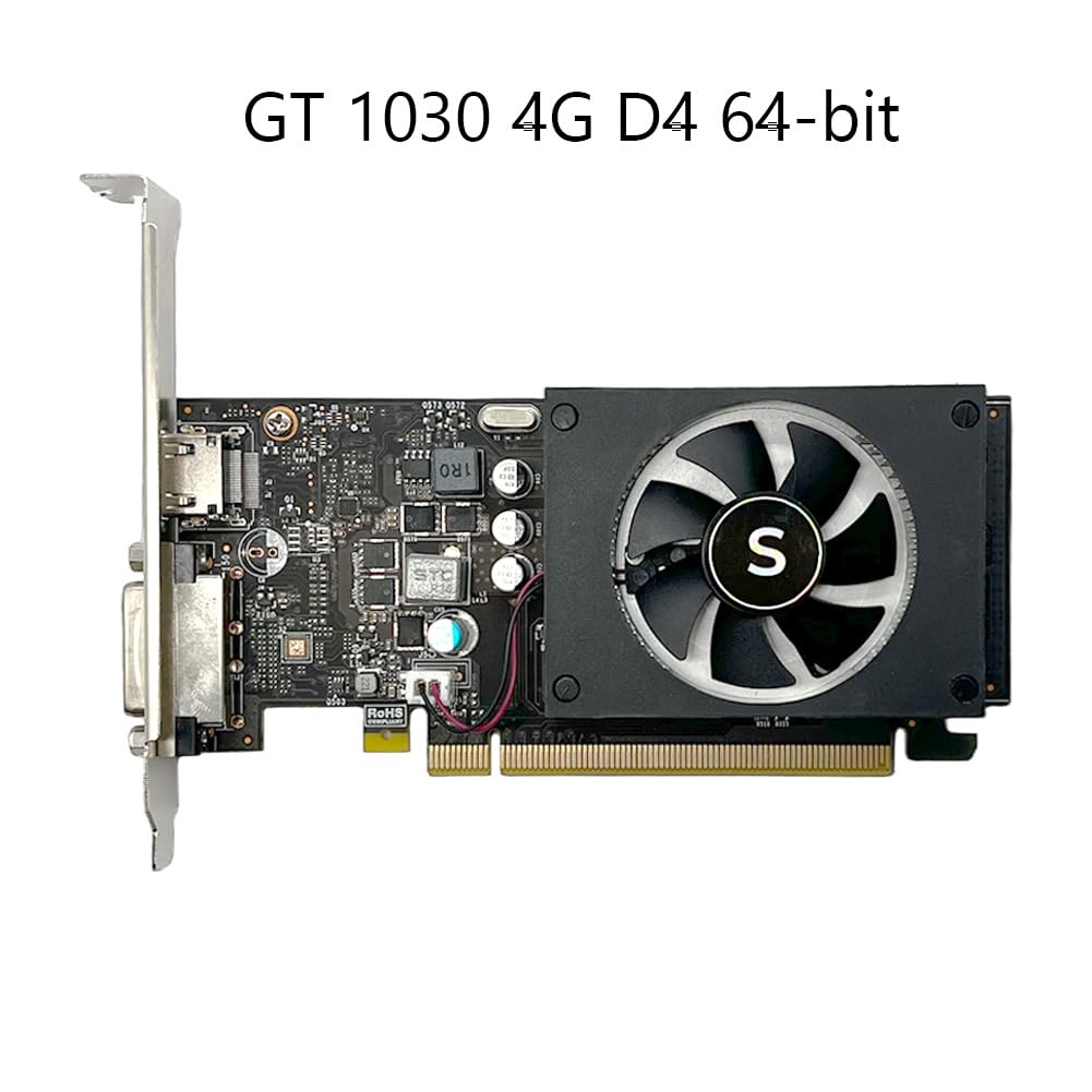 Amazon.com: SAPLOS GT 1030 Graphics Card, 4GB GDDR4 64-bit, HDMI