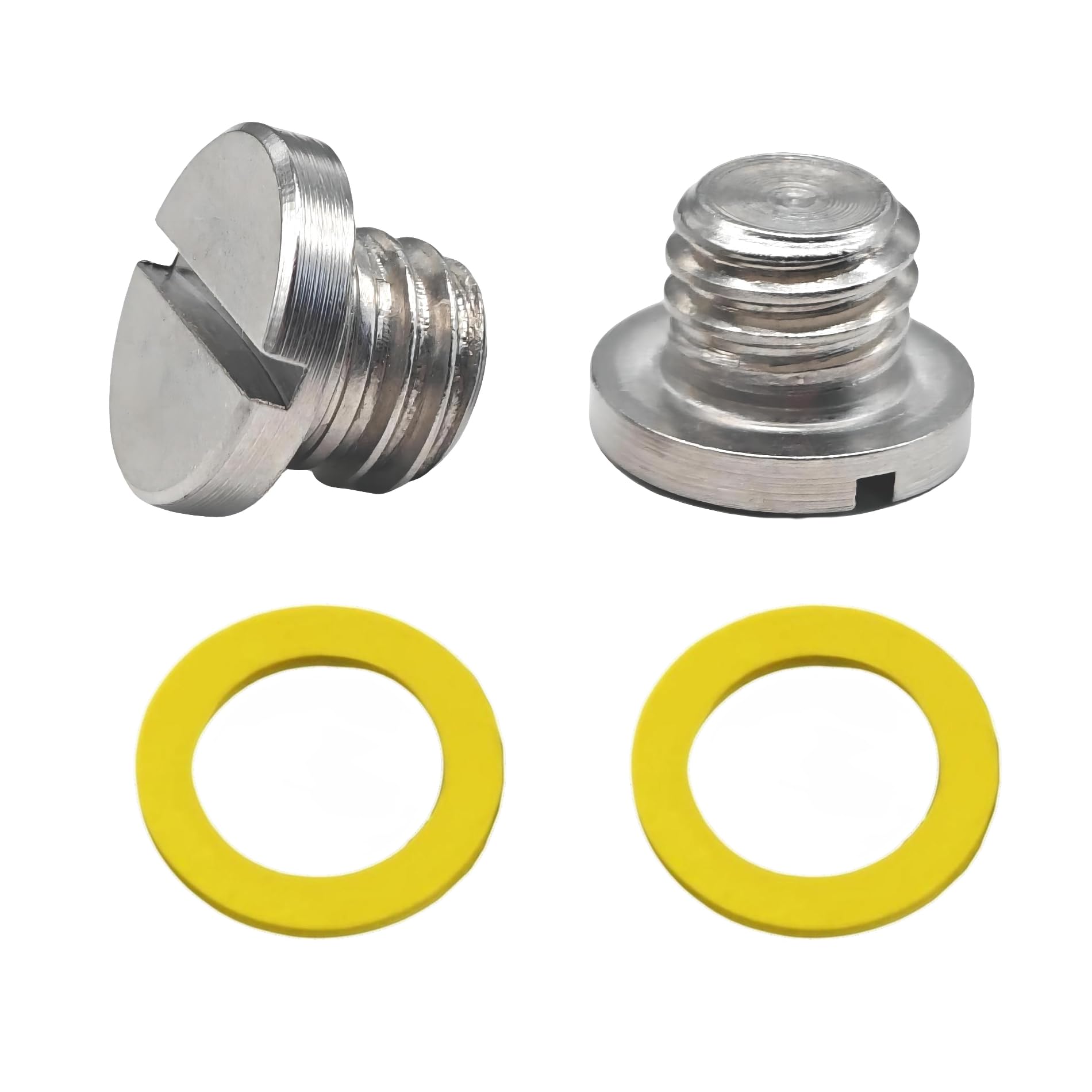 2-Pack Gearcase Drain Plugs For Mercury Outboard & MerCruiser - Lower Unit Oil Drain Screws
