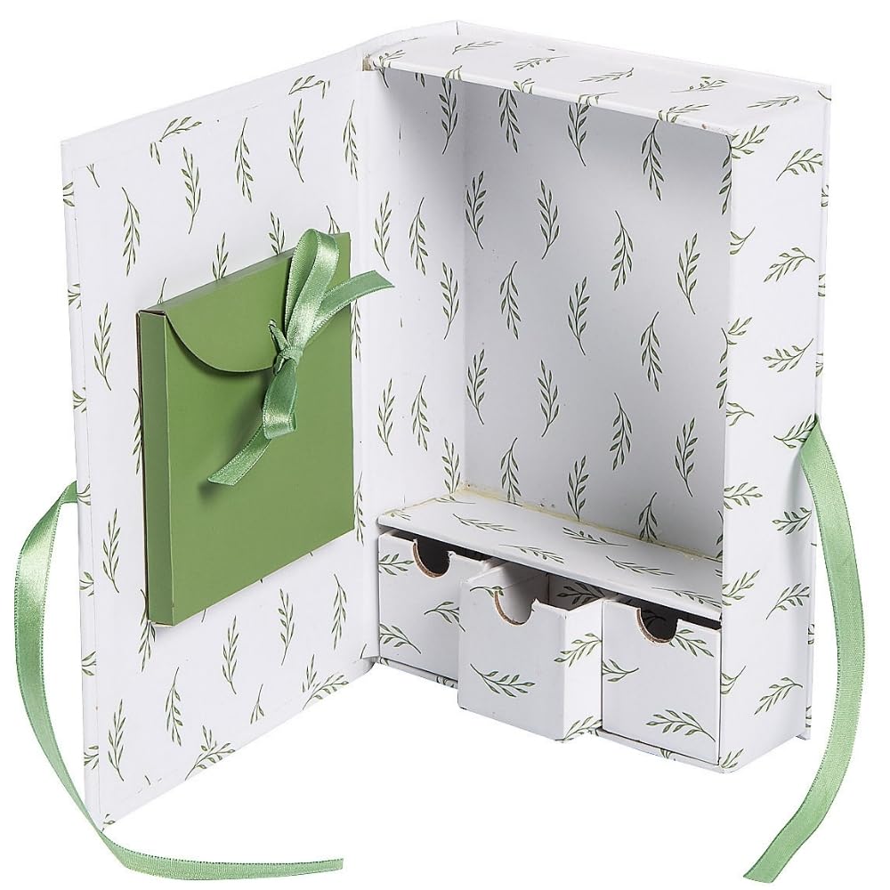 Fun Express Baby Keepsake Box - Beautiful Home Decor to Store Precious Memories - Perfect for Newborns and Infants - 1 Pieces