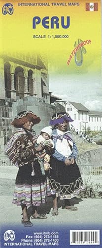 Peru Travel Reference Map: 1:1,500,000