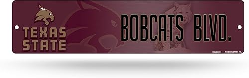 Miniatura 82 de NCAA Rico Industries Placa de calle de plástico Placa de calle de plástico de 4" x 16" Color del equipo,Alternativo,Champ,man