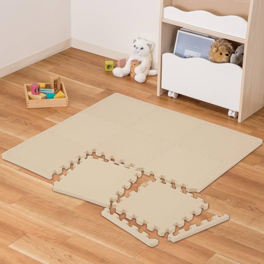 Amazon｜ニトリ(NITORI) Nパズルマット 裏面滑り止め付 PZ002 9P