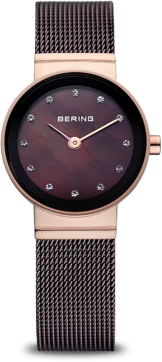 BERING Donna Analogico Quarzo Classic Orologio con Cinturino in Acciaio inossidabile Cinturino e Vetro zaffiro 10122-265