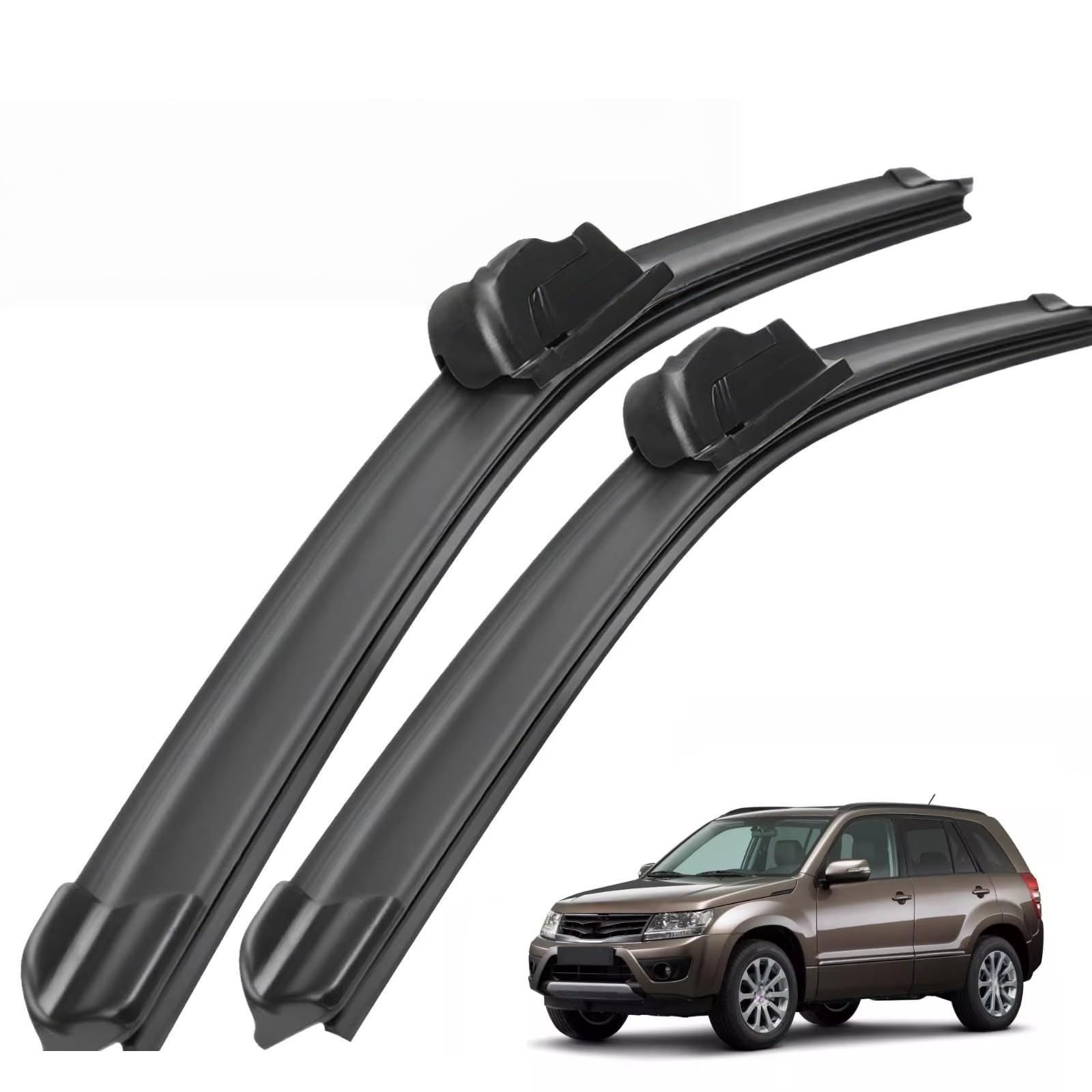 PAPEP Windscreen Wiper Blades for Suzuki Grand Vitara 1998-2015 19"+19", Front Replacement Wipers OEM Quality Water Repellent Rubber Automotive Windshield