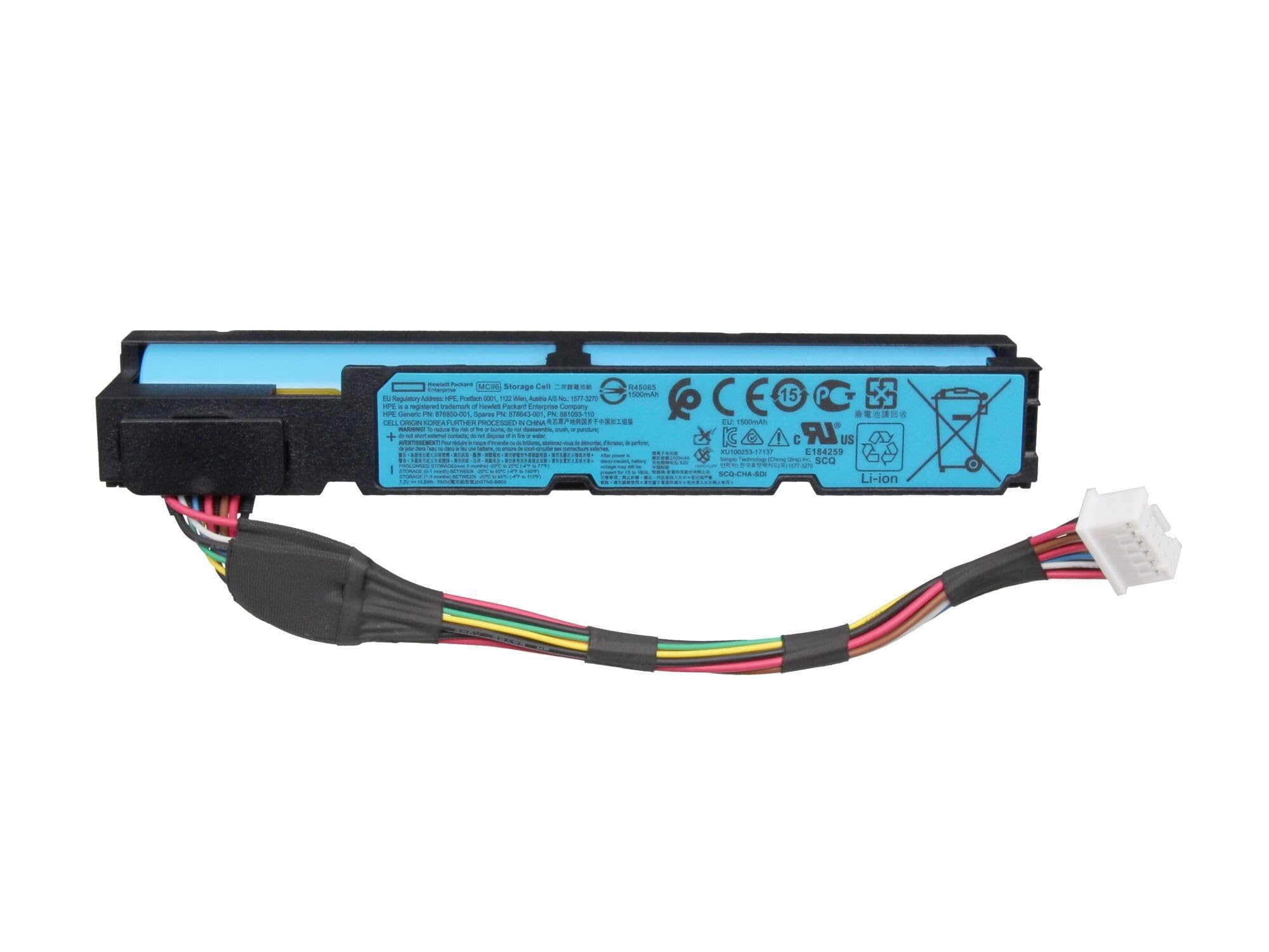 HP 727258-B21 batería Original 10,8Wh Batería de Almacenamiento Inteligente MC96 de 7,2 V
