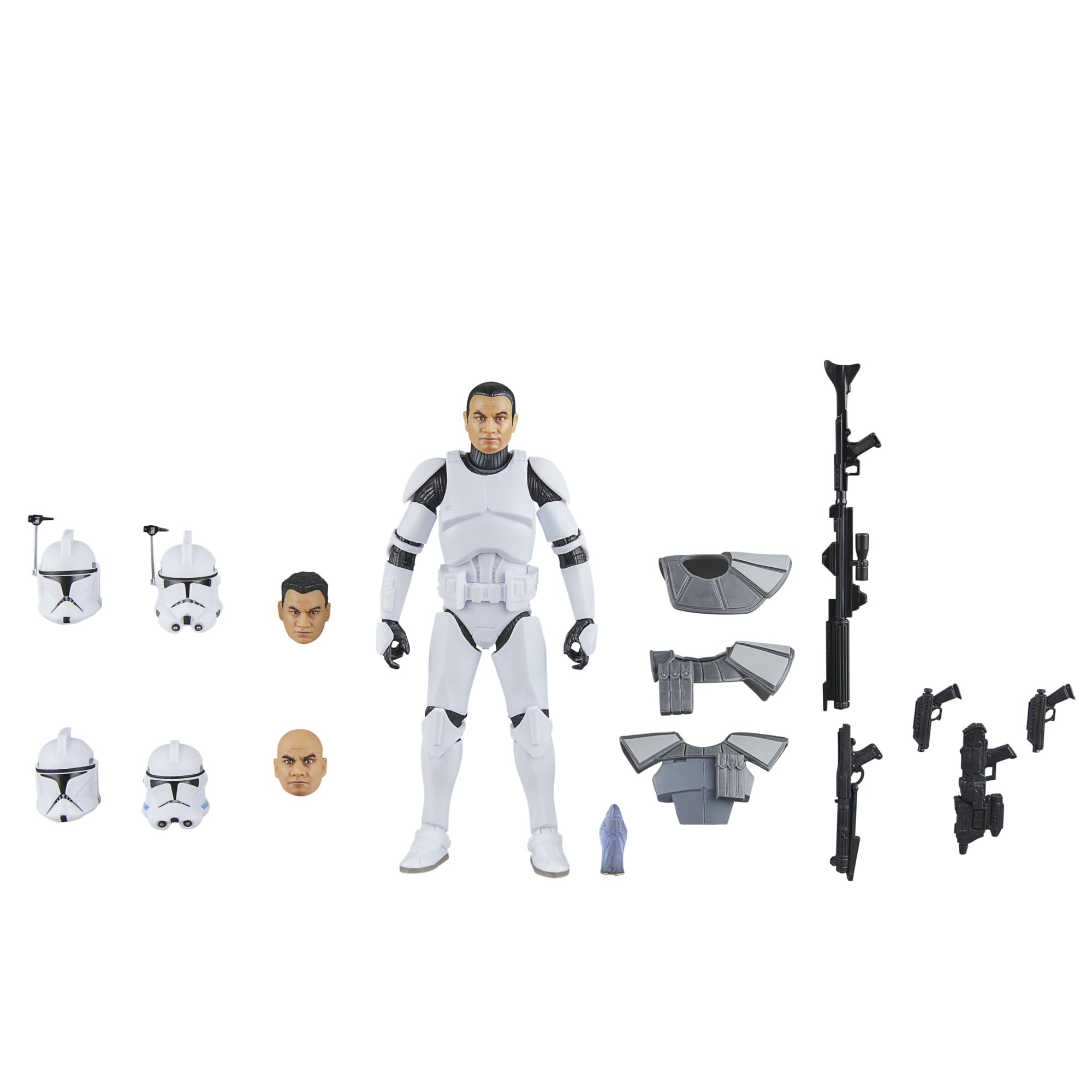 Star Wars The Black Series, Set Clone Trooper, Guerra de los Clones, Figura de acción Premium Coleccionable de 15 cm
