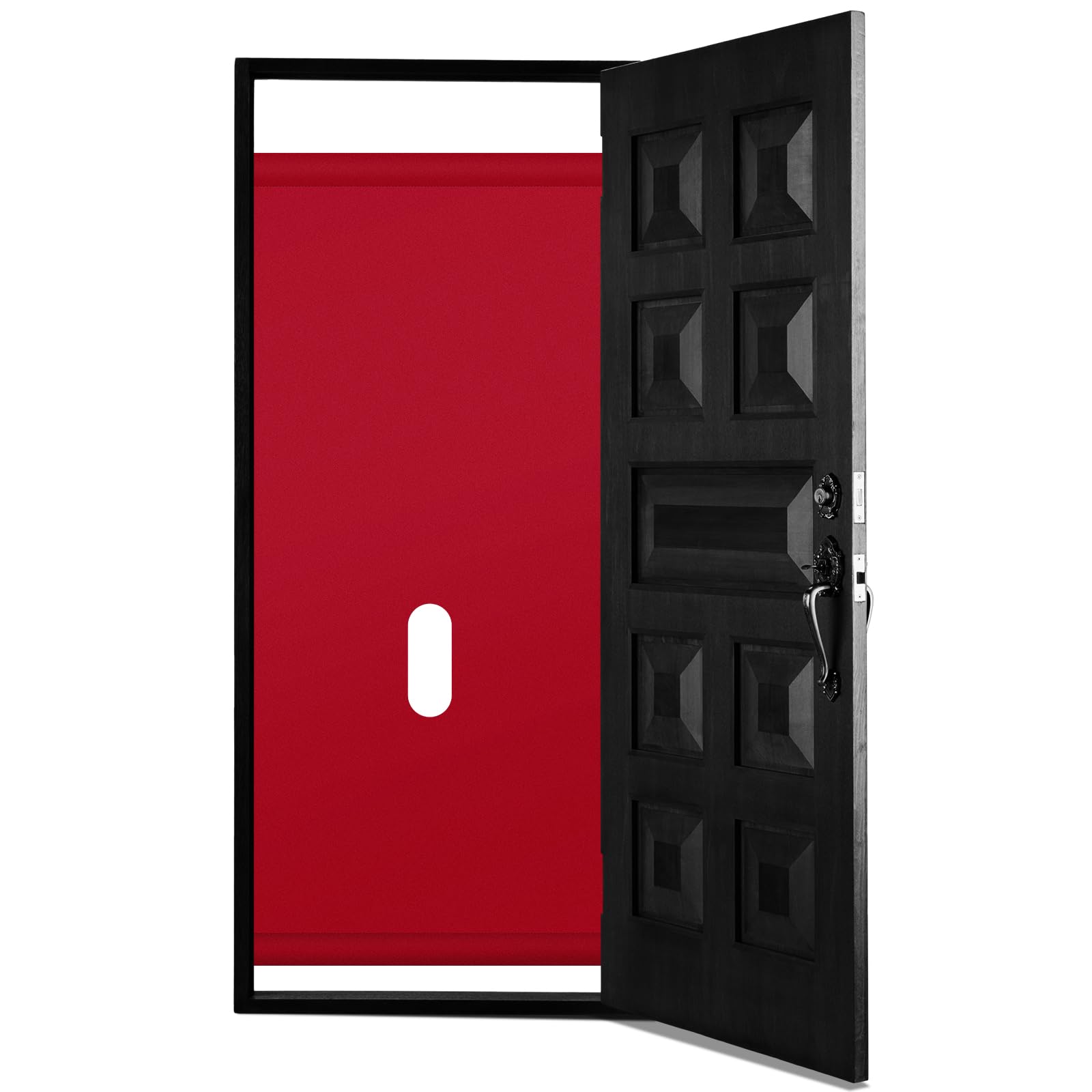 Glory Hole Doorway Kit, Adjustable BDSM Toy Wall Partition, Red