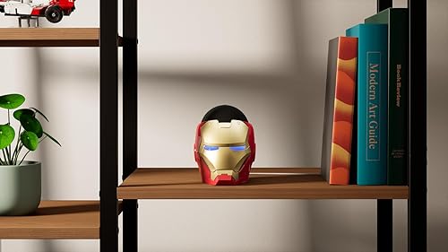 Miniatura 3 de Completamente, edición limitada, soporte de Marvel Iron Man para Yaxa Echo Dot (4.ª y 5.ª generaciones). El dispositivo se vende por separado.