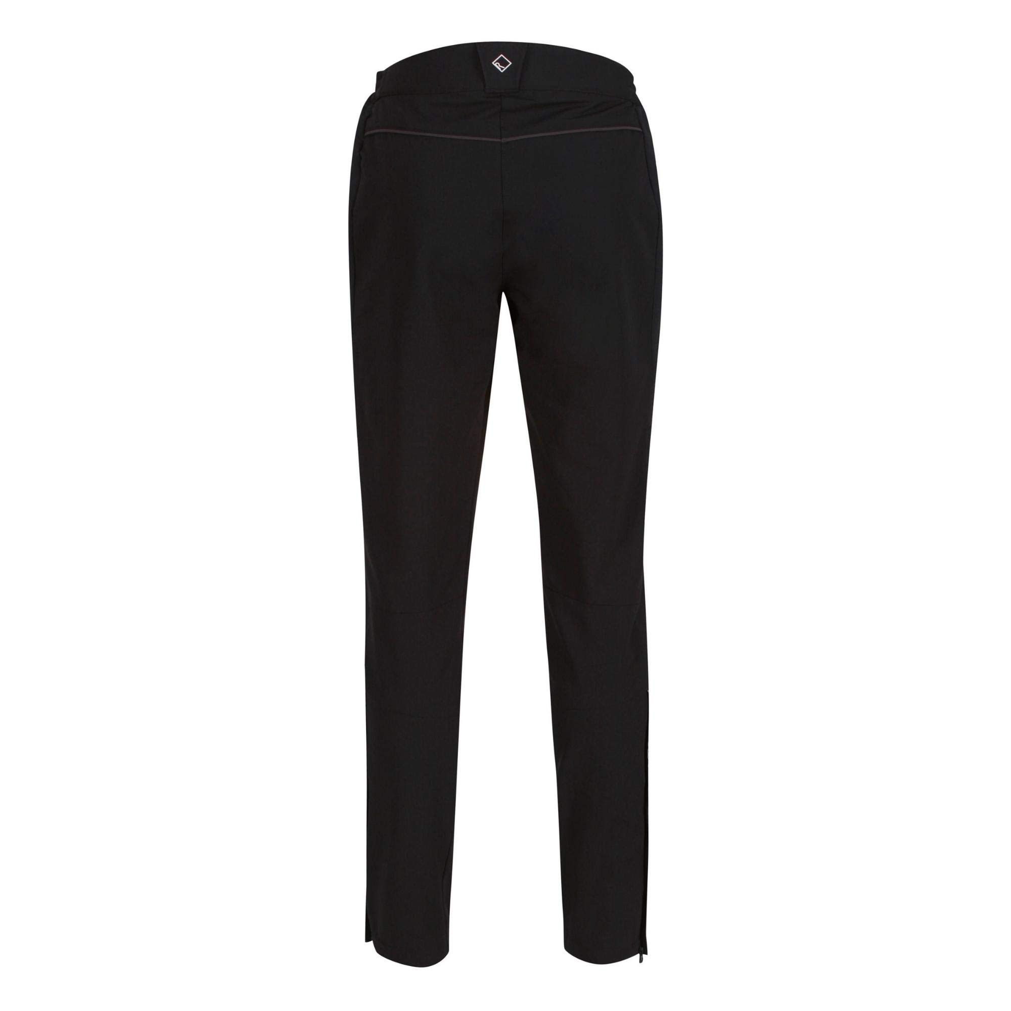 Regatta Mountain Pantalón de Senderismo con Cintura Parcialmente Elástica con Abertura con Cremallera A La Altura de Los Tobillos Trousers, Mujer
