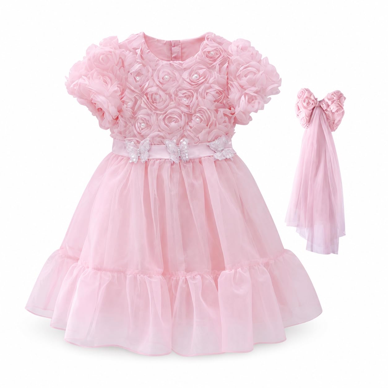 Uniforme Escolar Formal guarría Unisex para niñas, Vestido con, Numeric_120