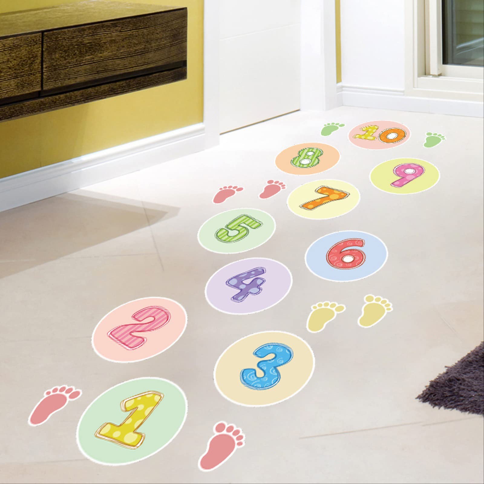 30 Pennarelli Per Tappeti Riutilizzabili - Cerchi In Velcro Colorati Per Giochi E Attività Didattiche - Ideali Per Scuole Materne E Palestra