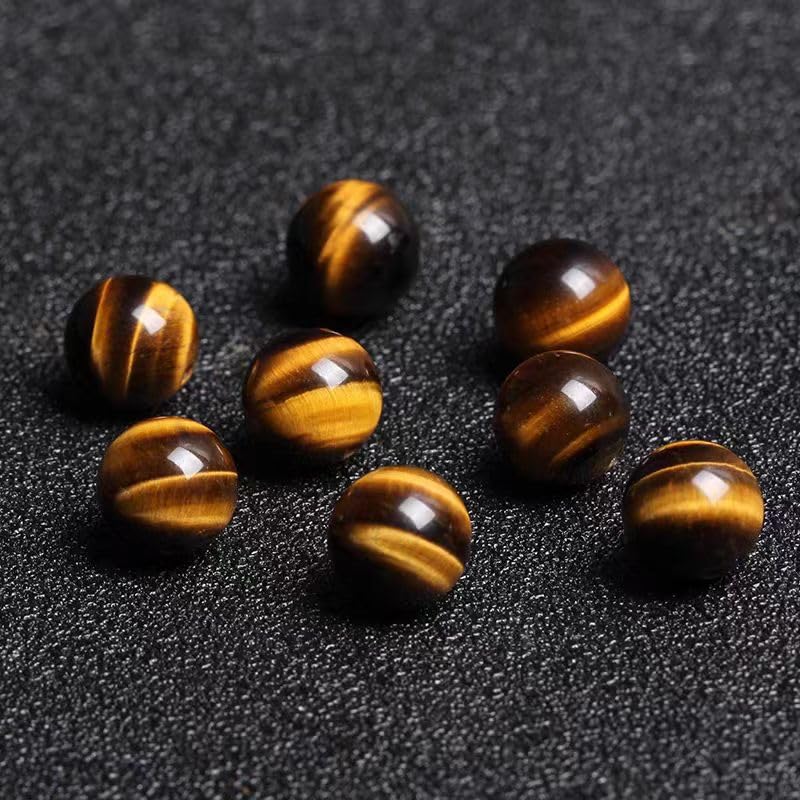 4-20 mm naturalne żółte tygrysie oko kamienne koraliki okrągłe luźne półszlachetne kryształowe koraliki z otworami do robienia ręcznie plecionych bransoletek naszyjników i biżuterii
