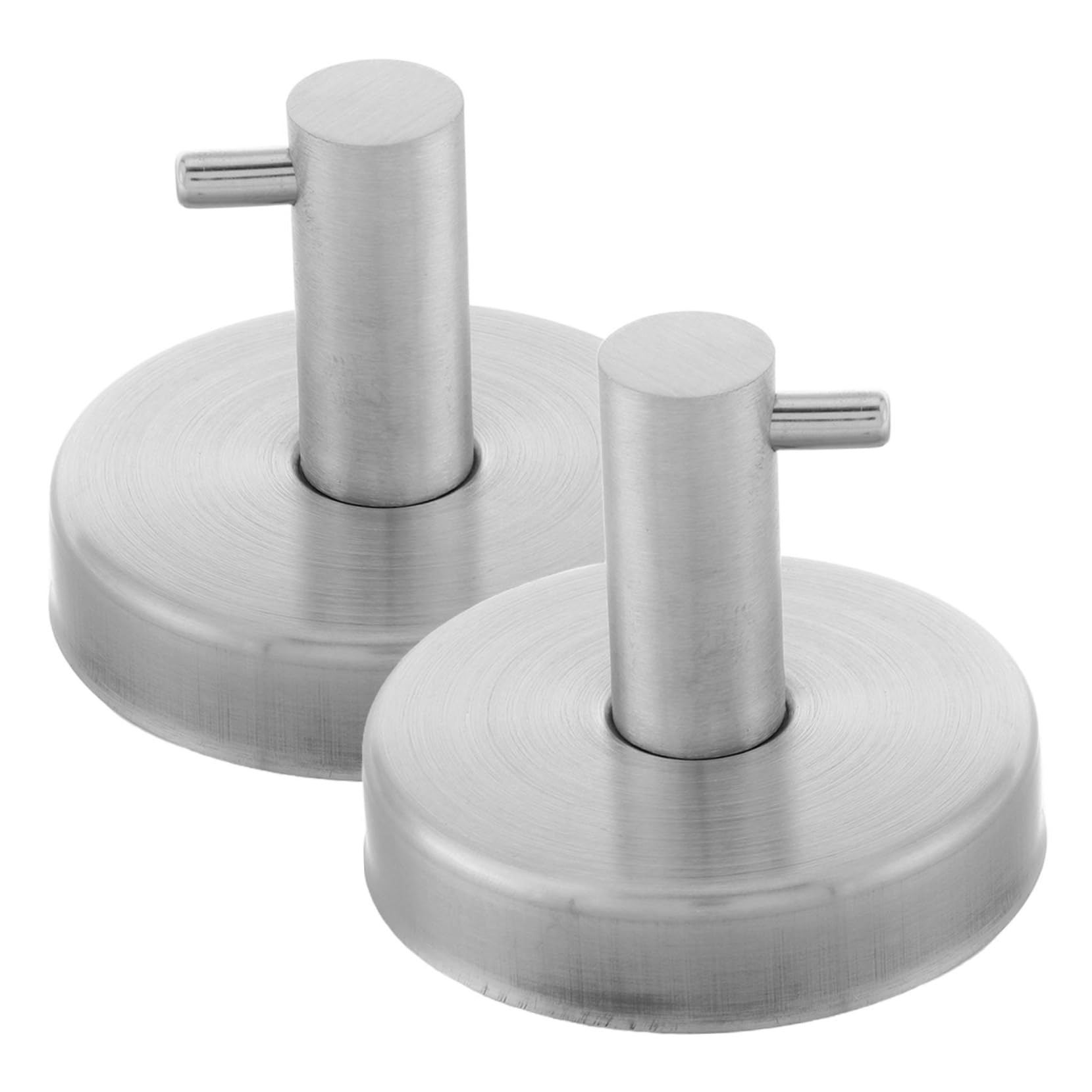 Ciieeo 2pcs No Drill Suction Cup Hooks for Shower Heavy Duty Stainless Steel Towel Holders for Bathroom Kitchen Versatile Wall Hangers for Smooth Tiles Glass