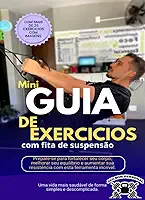Mini guia de exercícios com fita de suspensão