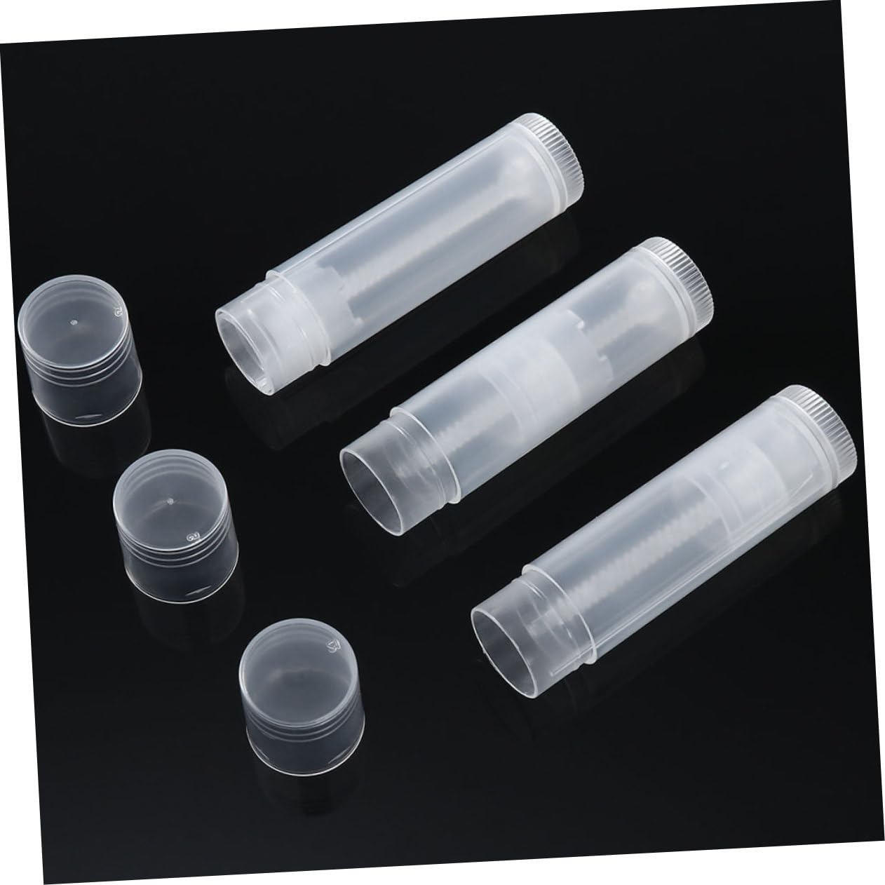 Tubi Vuoti per Balsamo Labbra Pp Design Compatto, 100 Pezzi