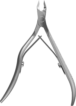 Staleks Pro profesyonel t rnak derisi pensesi, 4 mm, yayl , paslanmaz  elik, manuel bileme NS-80-4