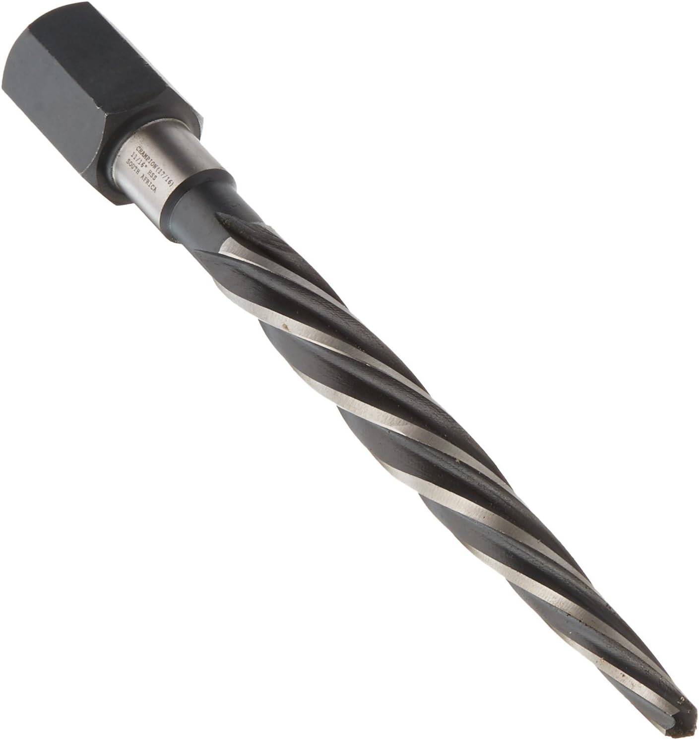Champion Cutting Tool XL86-11/16 Brute Platinum Hex Shank Bridge Reamer, Black/Bright